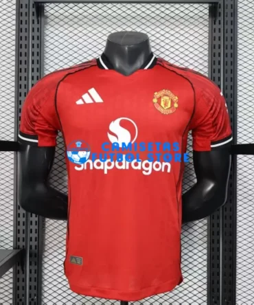 Camiseta Manchester United 1ª Equipación 2025/2026 Rojo (EDICIÓN JUGADOR)