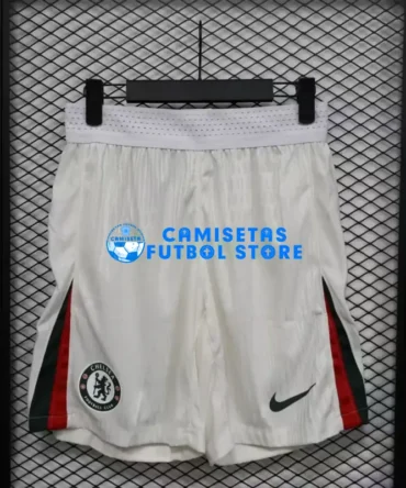 Pantalón Corto Chelsea 2ª Equipación 2025/2026 Blanco (EDICIÓN JUGADOR)