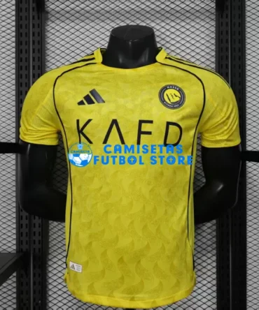 Camiseta Al Nassr 1ª Equipación 2025/2026 Amarillo (EDICIÓN JUGADOR)