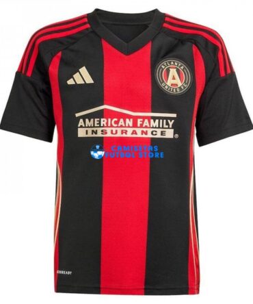 Camiseta Atlanta United 1ª Equipación 2025/2026 Negro/Rojo