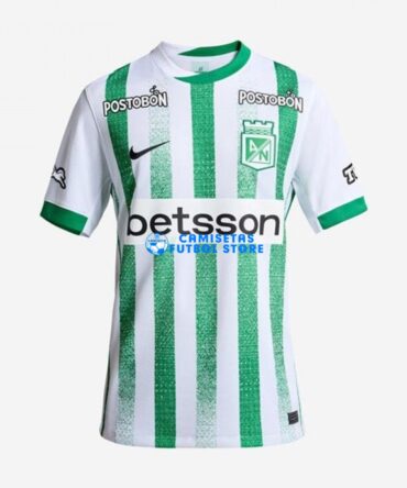 Camiseta Atlético Nacional 1ª Equipación 2025/2026 Blanco/Verde