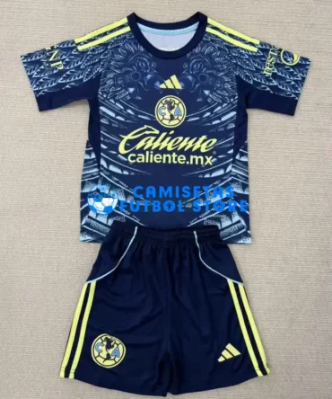 Camiseta Club América 2ª Equipación 2025/2026 Azul Niño Kit