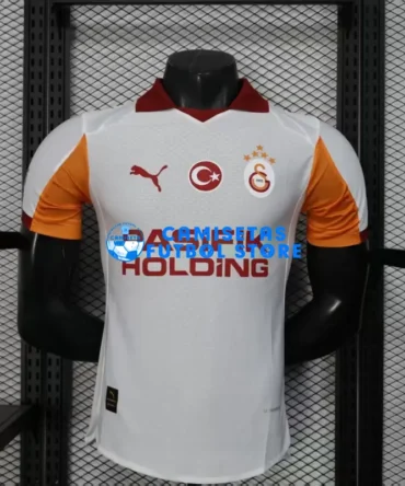 Camiseta Galatasaray 2ª Equipación 2025/2026 Blanco/Naranja (EDICIÓN JUGADOR)