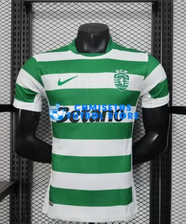 Camiseta Lisboa 1ª Equipación 2025/2026 Verde/Blanco (EDICIÓN JUGADOR)
