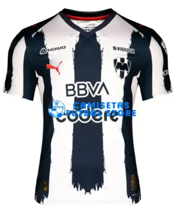 Camiseta Monterrey 1ª Equipación 2025/2026 Blanco/Azul Marino