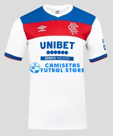 Camiseta Rangers FC 2ª Equipación 2025/2026 Blanco