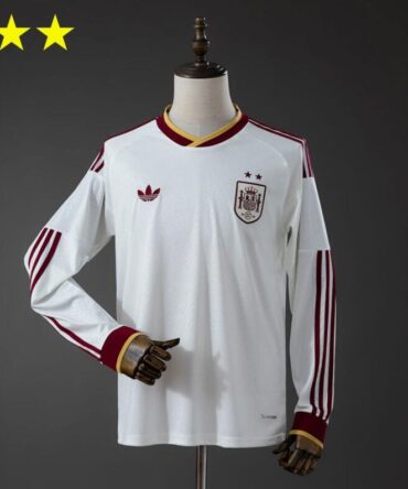 Camiseta España 2ª Equipación Campeón 2 Estrellas 2026/2027 Manga Larga