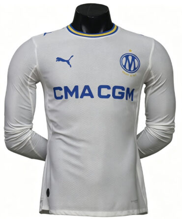 Marsella 2026/2027 Manga larga de la 1ª equipación VERSIÓN JUGADOR