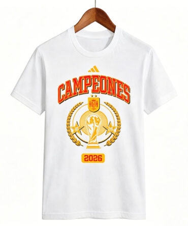 Camiseta España Especial Equipación 2026/2027 Campeones Blanco