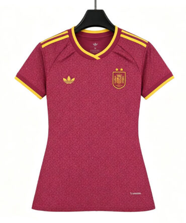 Camiseta España Especial Equipación 2026/2027 Mujer Trébol granate 2 estrellas