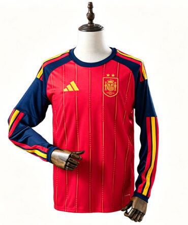 Camiseta España 1ª Equipación 2026/2027 Manga Larga 2 Estrellas